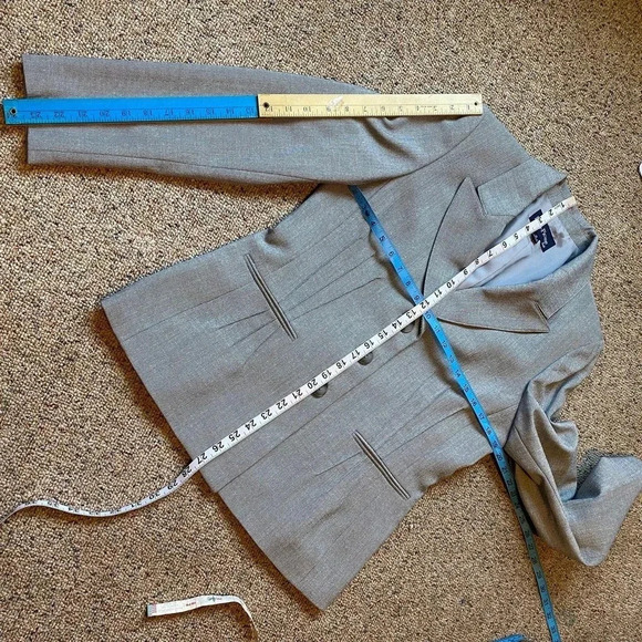 Evan-Picone Suit Women 3 Buttons Blazer Jacket Career Wear Size 10 - Picture 3 of 5